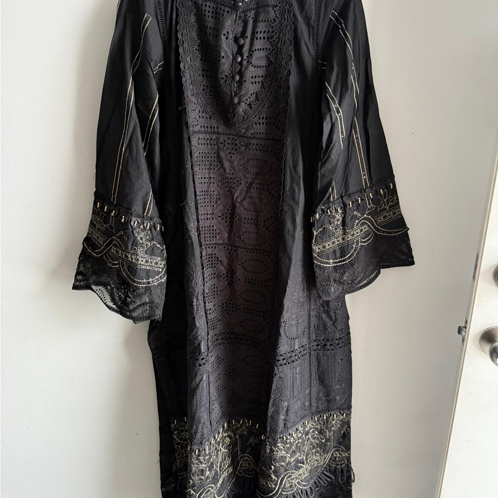 Nureh black chicken Kari dress - Picture 9 of 11
